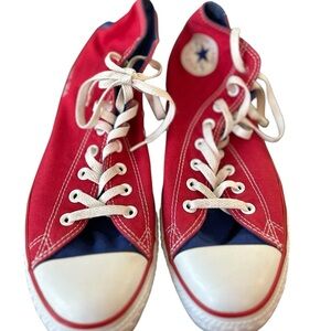 Vintage Converse Chuckle Taylor All Star Hi-Top Sneakers Red Size 10